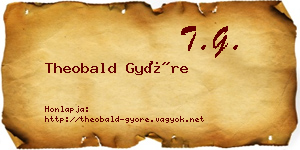 Theobald Györe névjegykártya